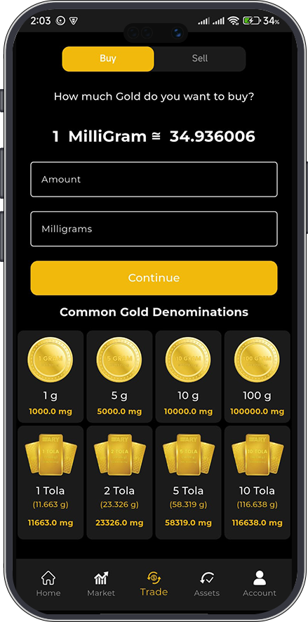Display Live Gold Rate & Charges